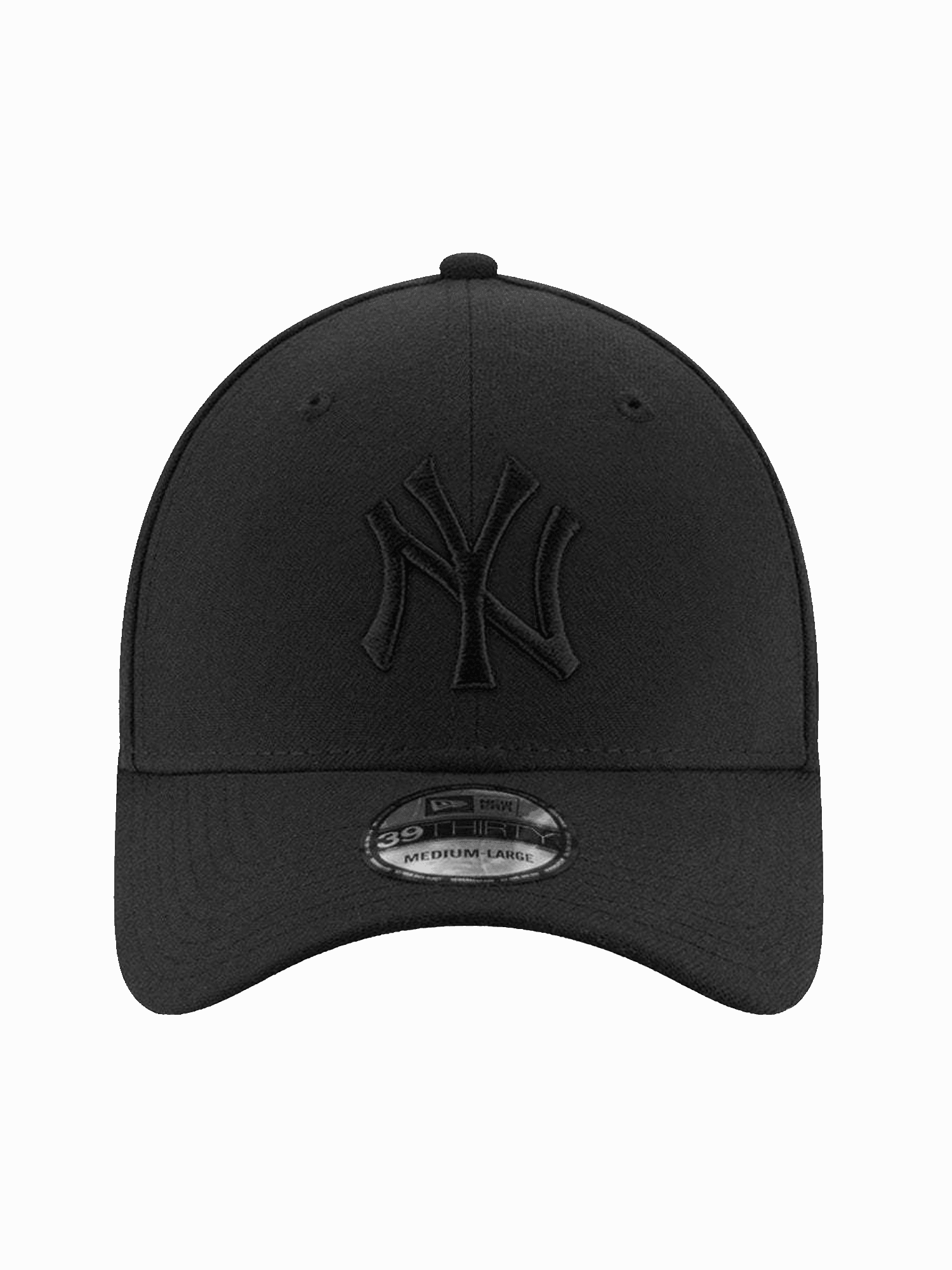 New York Yankees New Era MLB Black On Black 39THIRTY Stretch Fit Hat