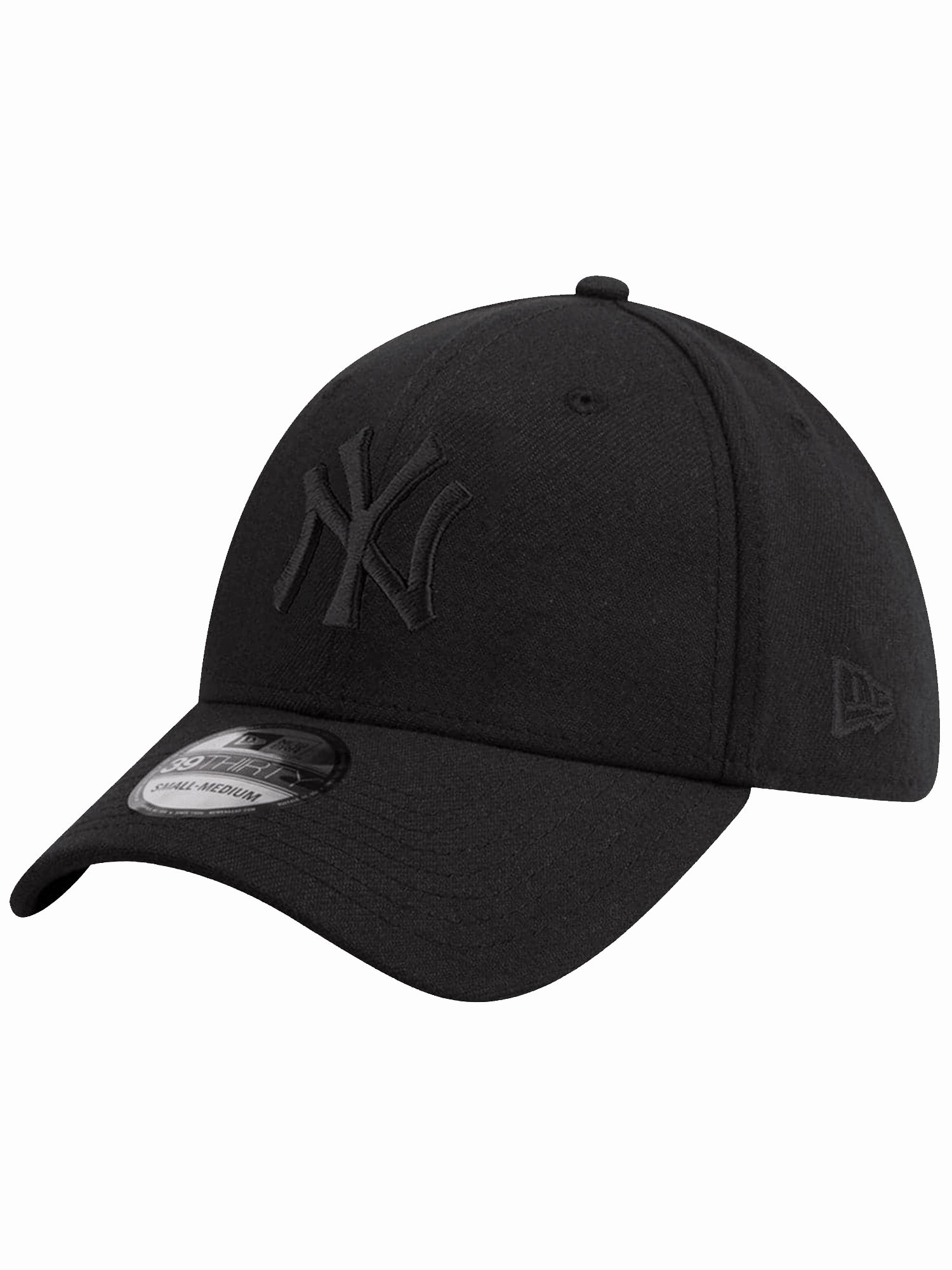 New York Yankees New Era MLB Black On Black 39THIRTY Stretch Fit Hat