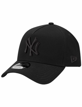 New York Yankees New Era MLB Black on Black 9FORTY A-Frame Snapback Hat