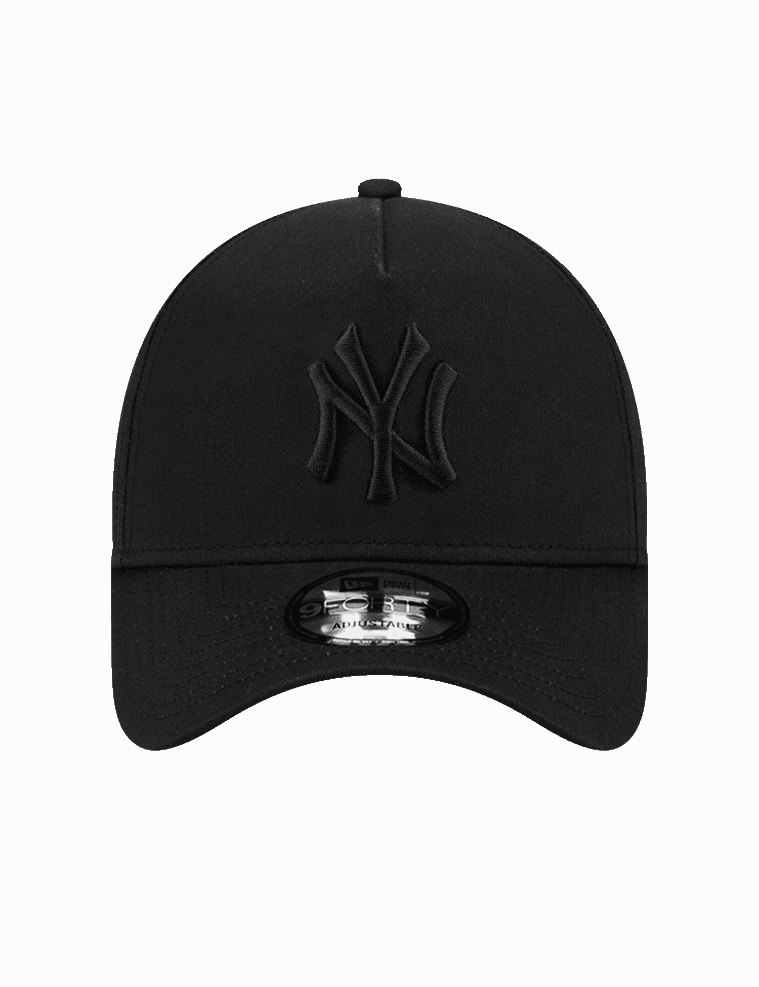 New York Yankees New Era MLB Black on Black 9FORTY A-Frame Snapback Hat