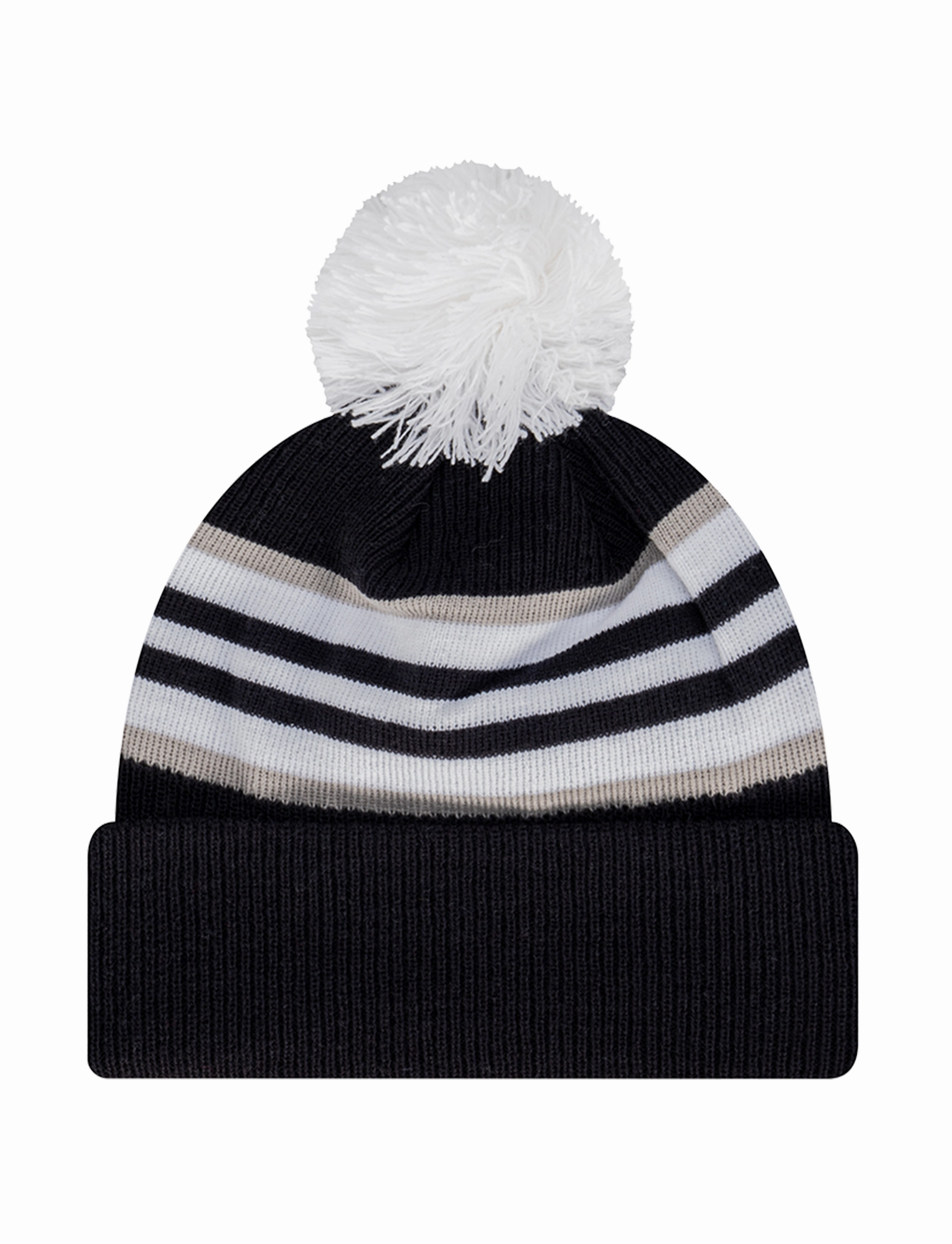 New York Yankees New Era MLB Stripe Hit Knit Beanie - Navy
