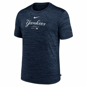 New York Yankees Nike MLB AC Performance Velocity Dri-Fit T-Shirt - Navy