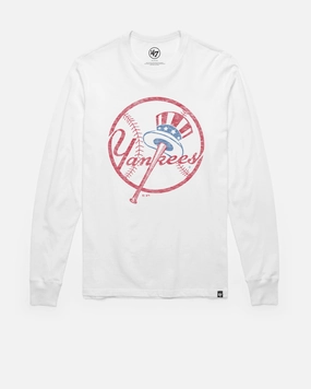 NEW YORK YANKEES PREMIER '47 FRANKLIN LONG SLEEVE TEE