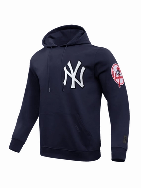 New York Yankees Pro Standard MLB Team Chenille Hoodie Jumper  - Navy