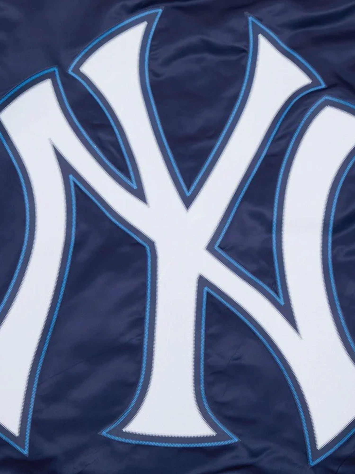 New York Yankees Pro Standard MLB Team Classic Satin Button Jacket - Navy