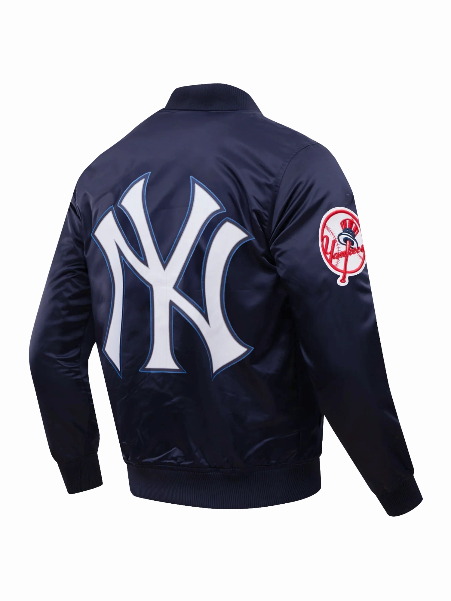 New York Yankees Pro Standard MLB Team Classic Satin Button Jacket - Navy