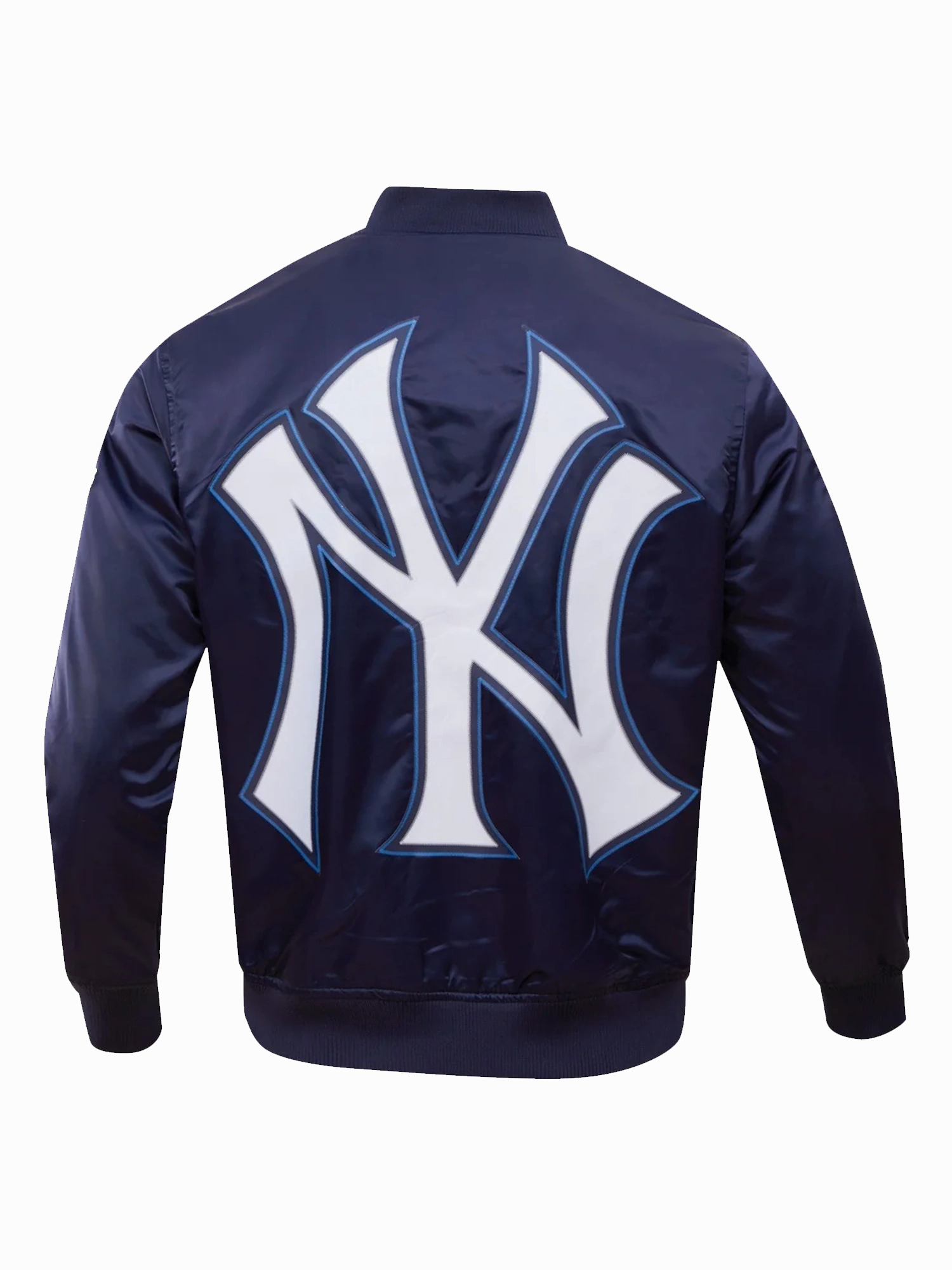 New York Yankees Pro Standard MLB Team Classic Satin Button Jacket - Navy