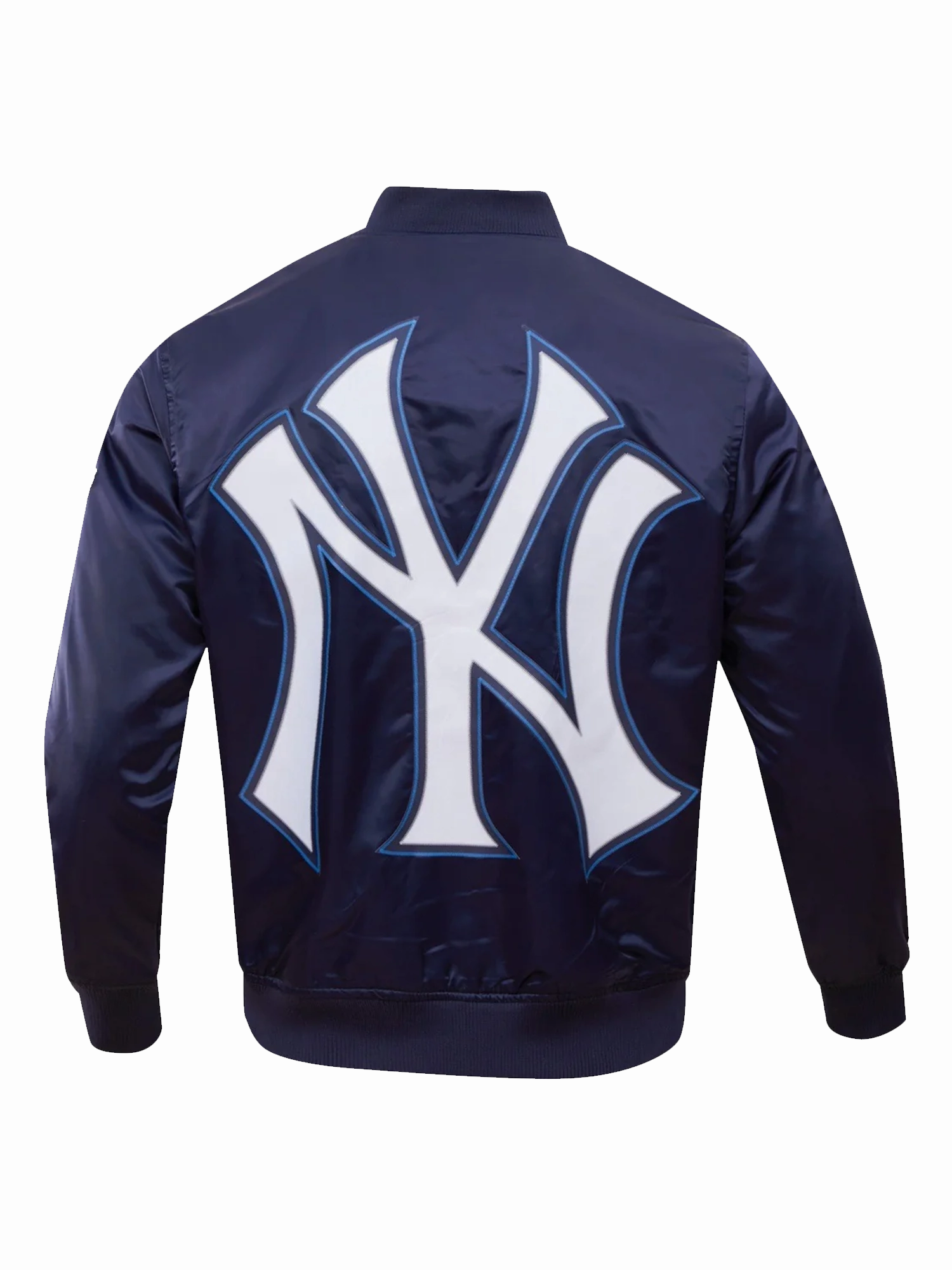 New York Yankees Pro Standard MLB Team Classic Satin Button Jacket - Navy