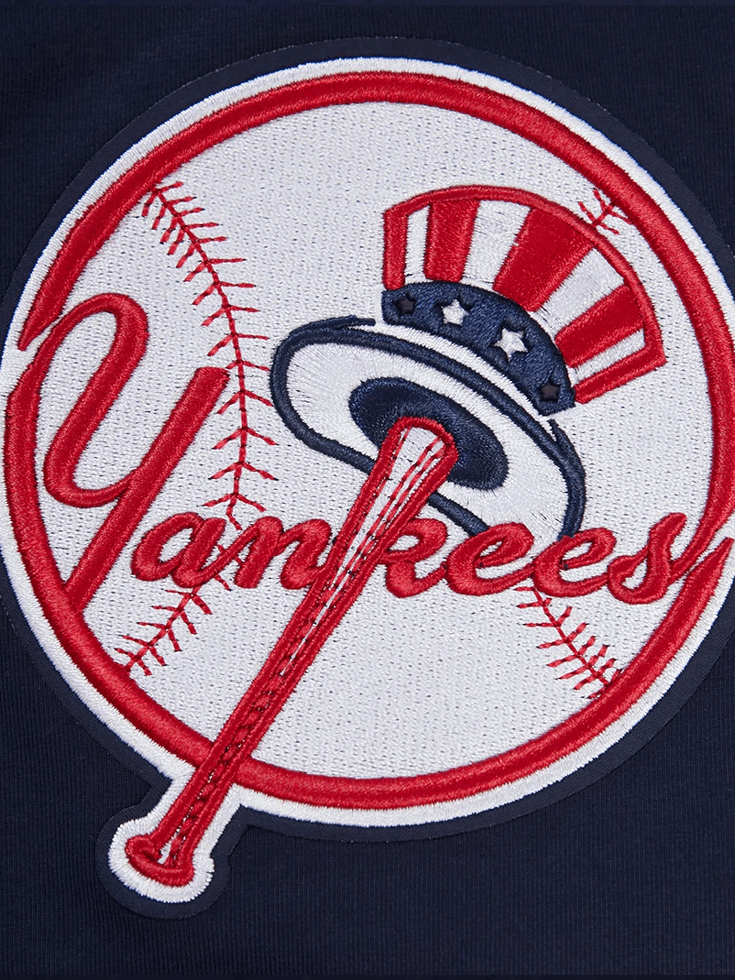 New York Yankees Pro Standard MLB Team Tackle Twill Flex T-Shirt - Navy