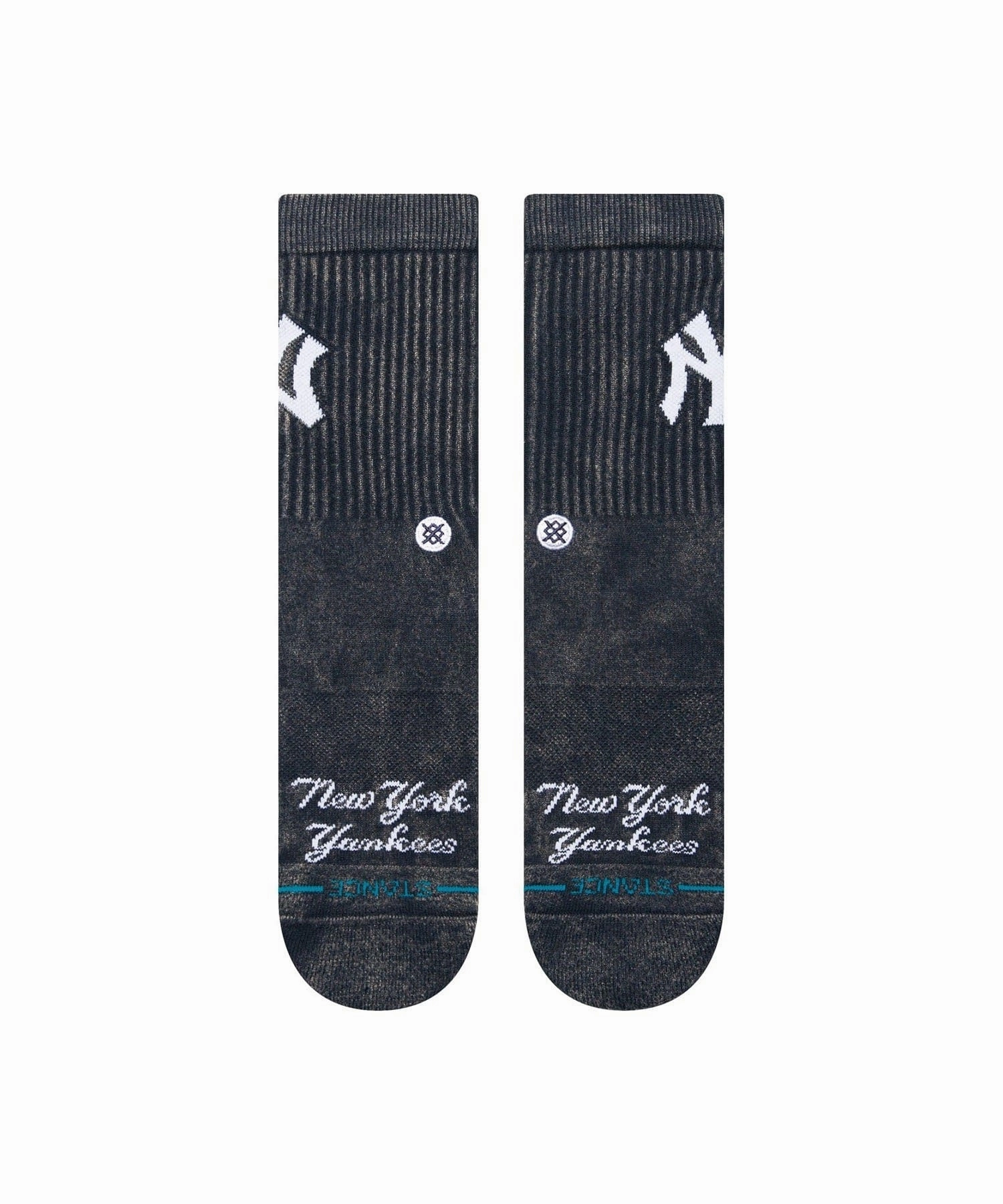 New York Yankees Stance MLB Fade Crew Socks - Faded Navy