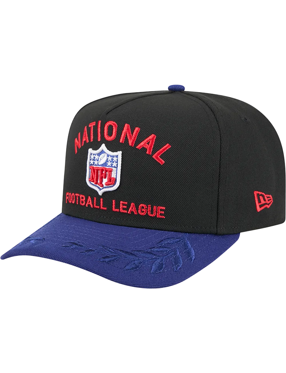 NFL Shield New Era NFL 25 Draft Pre-Curved 9FIFTY A-Frame Snapback Hat - Black