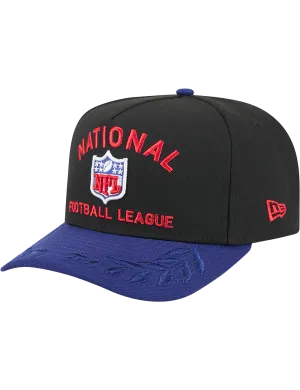 NFL Shield New Era NFL 25 Draft Pre-Curved 9FIFTY A-Frame Snapback Hat - Black