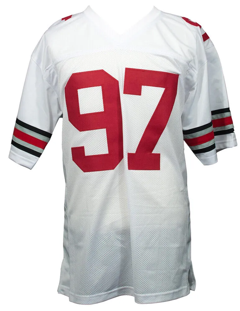 Nick Bosa Signed Ohio State Buckeyes Jersey (JSA COA) 2019 49ers 1st Rd Pick #2.