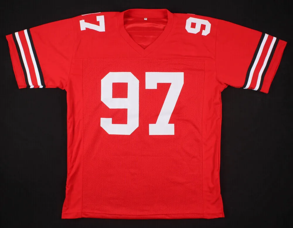 Nick Bosa Signed Ohio State Buckeyes Jersey (JSA)2019 #2 Overall Draft Pick 49er