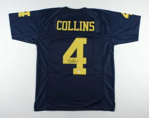 Nico Collins Signed Michigan Wolverine Jersey (Beckett COA) Texans Wide Receiver