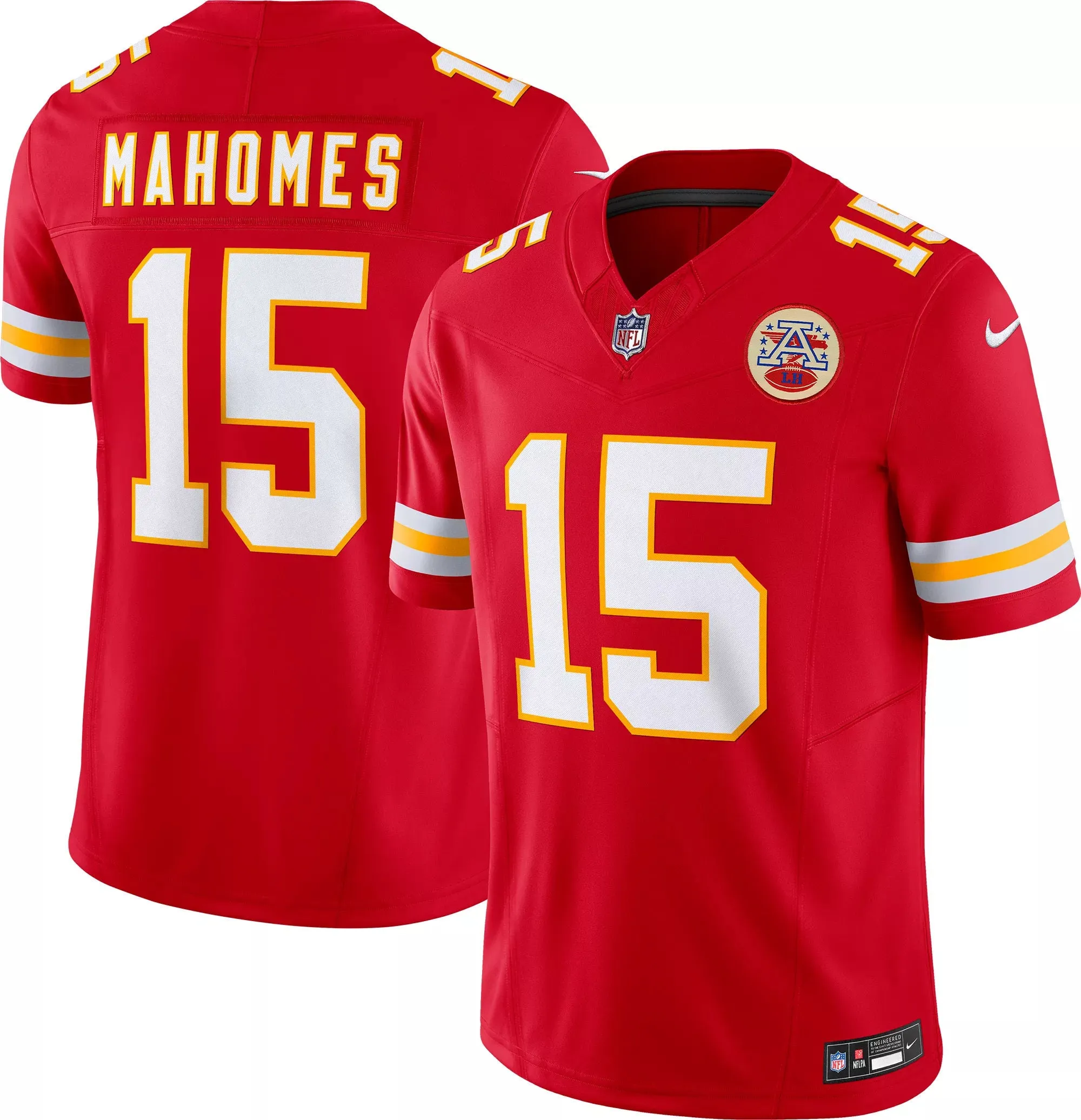 Nike Men's Kansas City Chiefs Patrick Mahomes #15 Limited Red Jersey