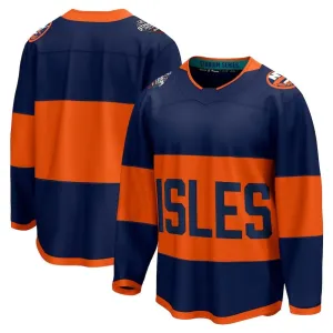 NY.Islanders Fanatics 2024 Stadium Series Breakaway Jersey  Navy Stitched American Hockey Jerseys