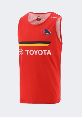 O'Neills Adelaide Crows 2021 Mens Training Singlet Red