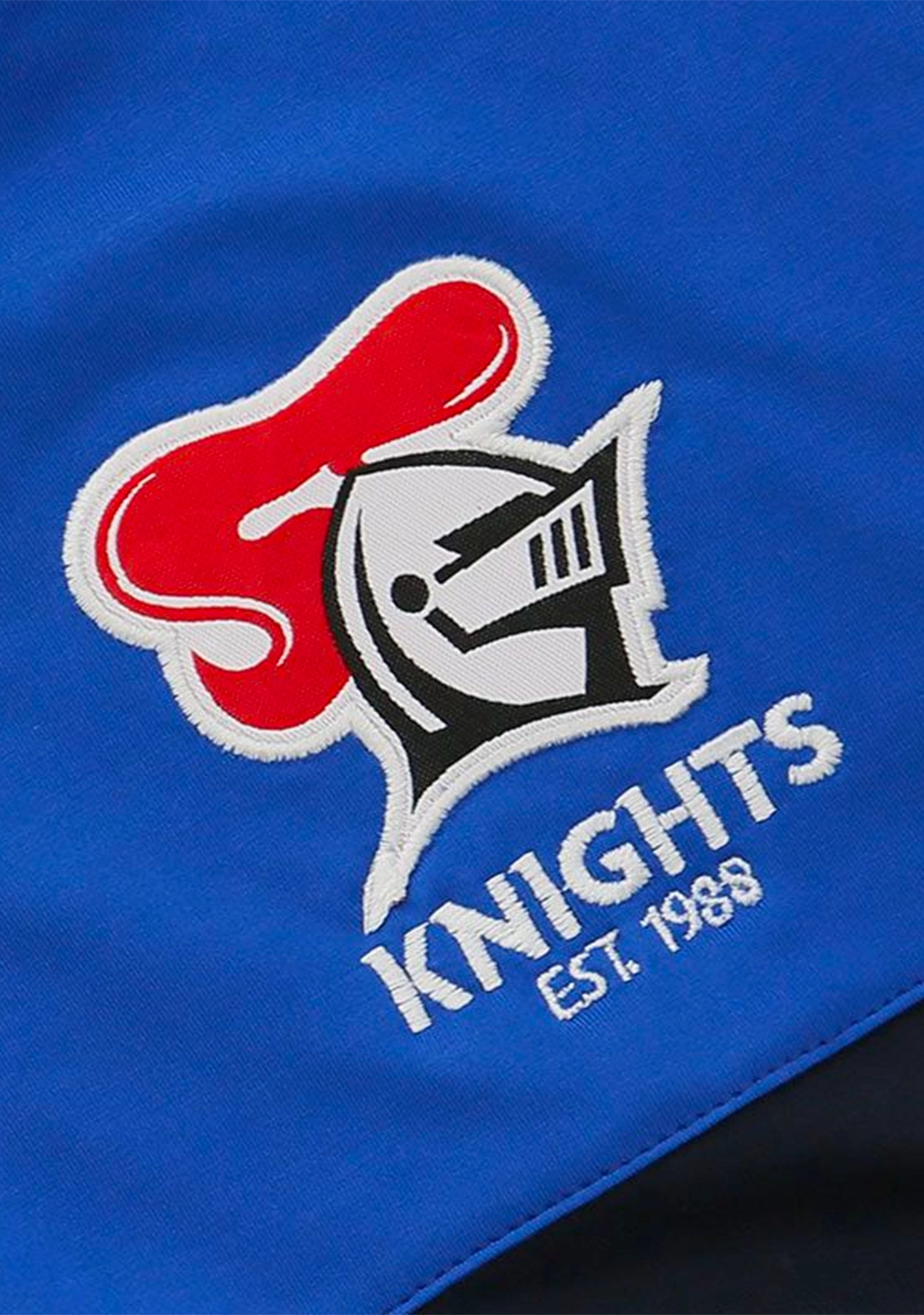 O'Neills Newcastle Knights Men's Severn Brushed Full Zip Lightweight Travel Jacket Marine-Royal-Red