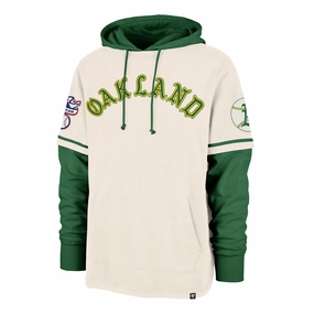 OAKLAND ATHLETICS COOPERSTOWN TRIFECTA '47 SHORTSTOP PULLOVER HOOD