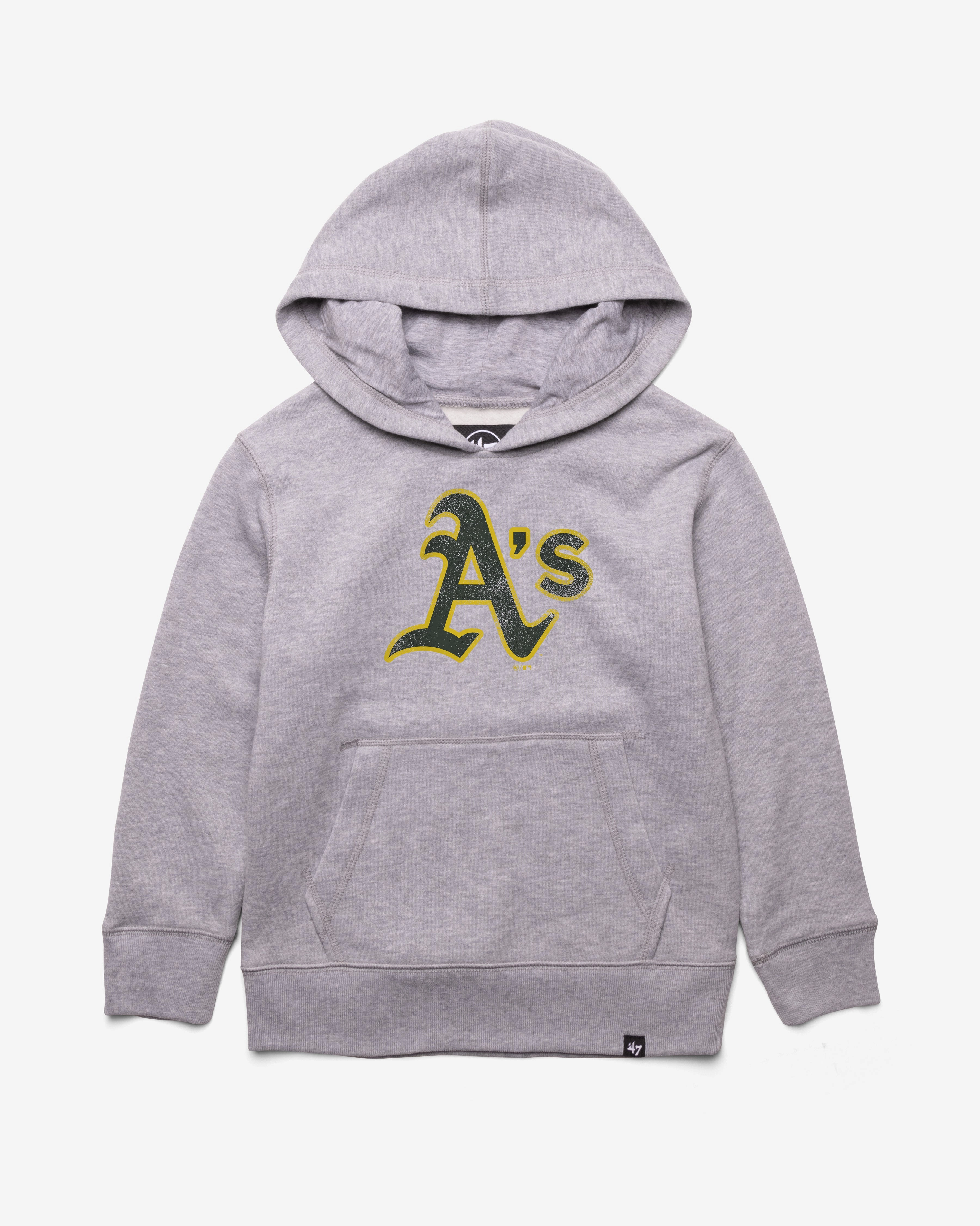OAKLAND ATHLETICS DISTRESSED IMPRINT '47 HEADLNE HOOD KIDS