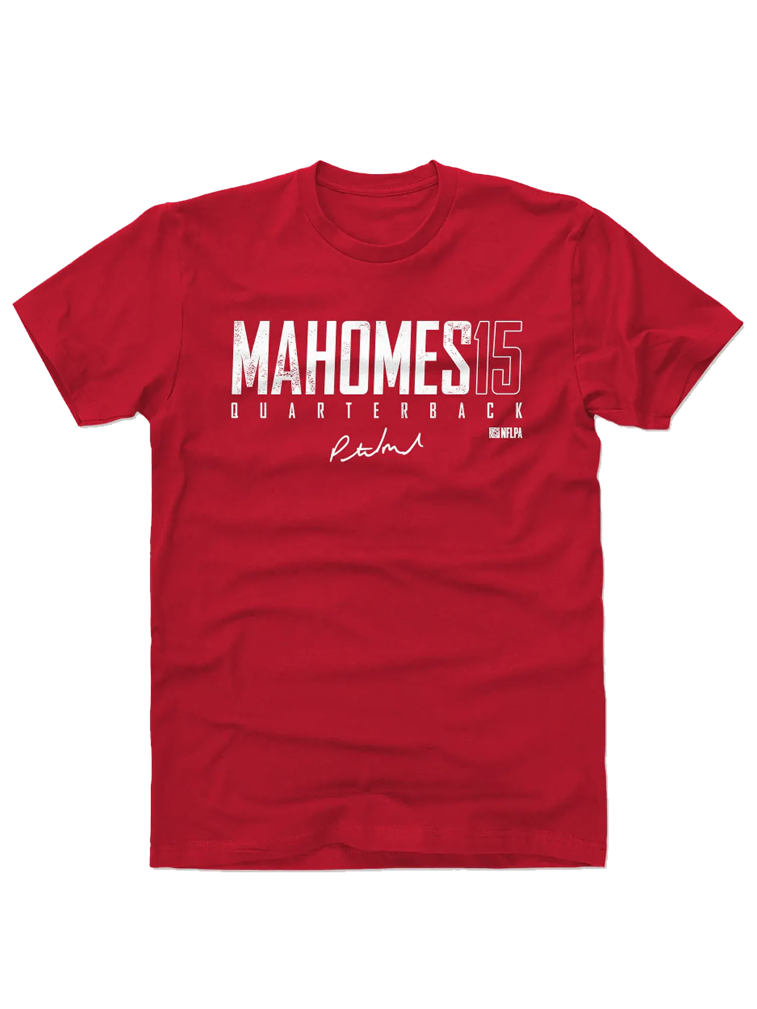 Patrick Mahomes Kansas City Chiefs 500 Level NFL Elite T-Shirt - Red