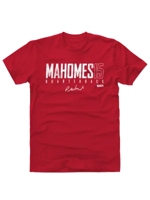 Patrick Mahomes Kansas City Chiefs 500 Level NFL Elite T-Shirt - Red