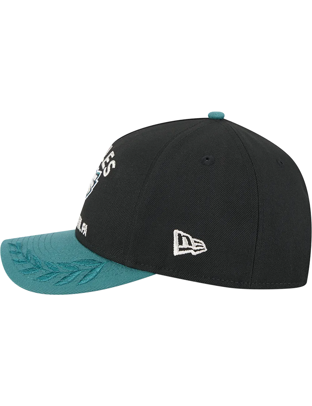 Philadelphia Eagles New Era NFL 25 Draft 9FORTY M-Crown Snapback Hat - Black