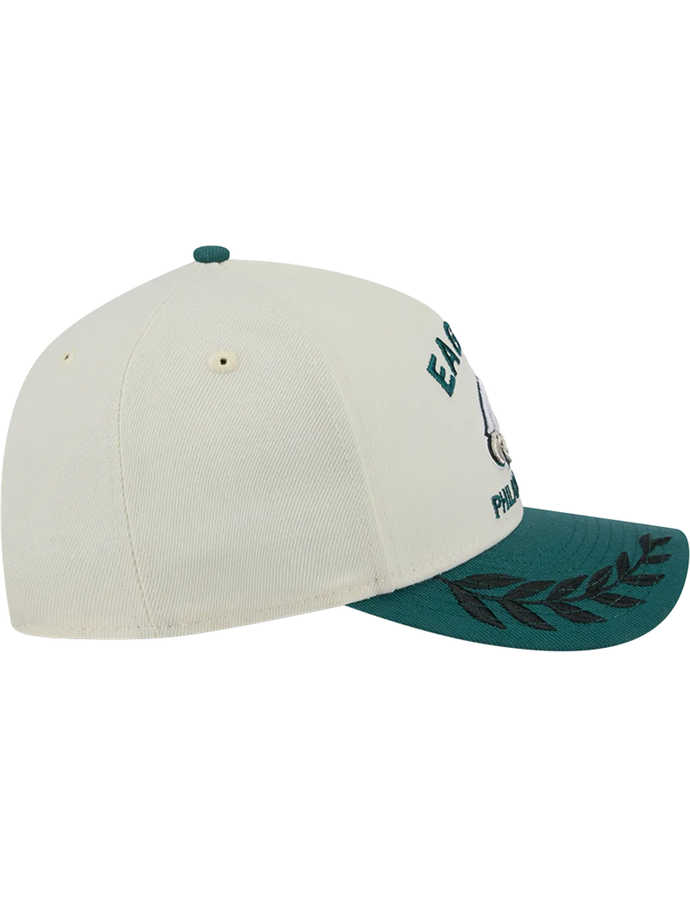 Philadelphia Eagles New Era NFL 25 Draft 9FORTY M-Crown Snapback Hat - Chrome