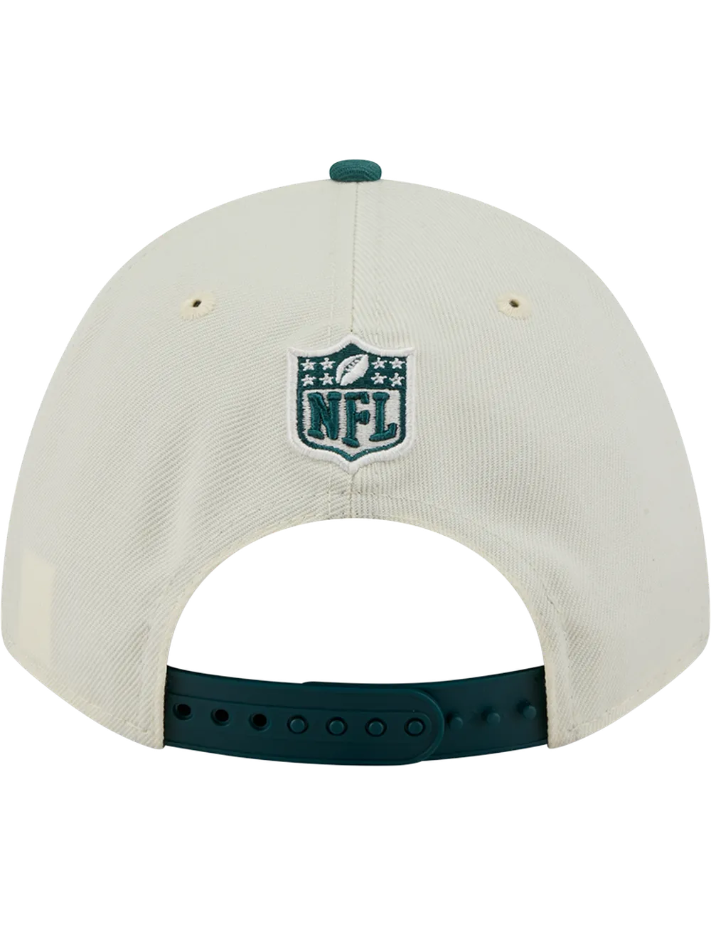 Philadelphia Eagles New Era NFL 25 Draft 9FORTY M-Crown Snapback Hat - Chrome