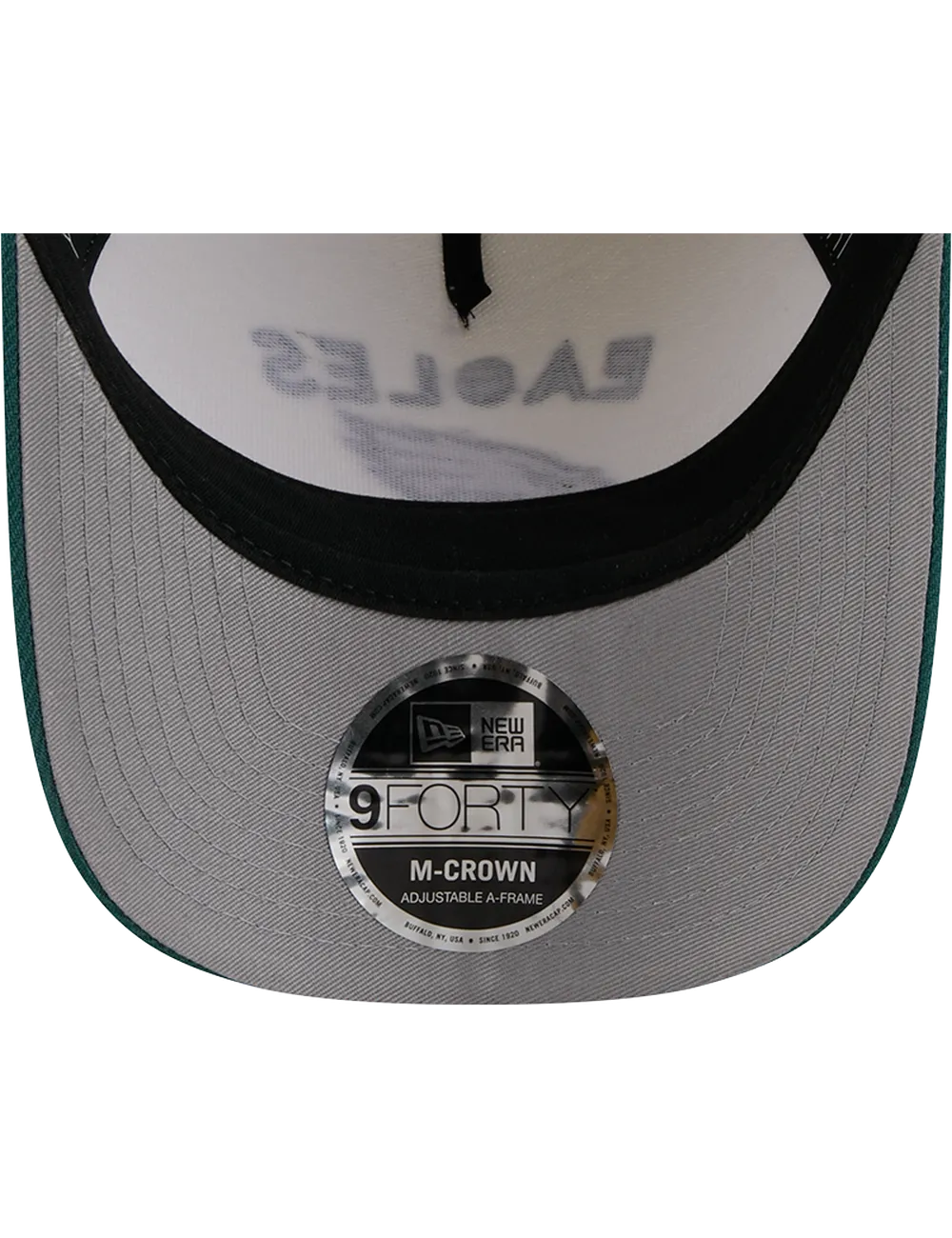 Philadelphia Eagles New Era NFL 25 Draft 9FORTY M-Crown Snapback Hat - Chrome