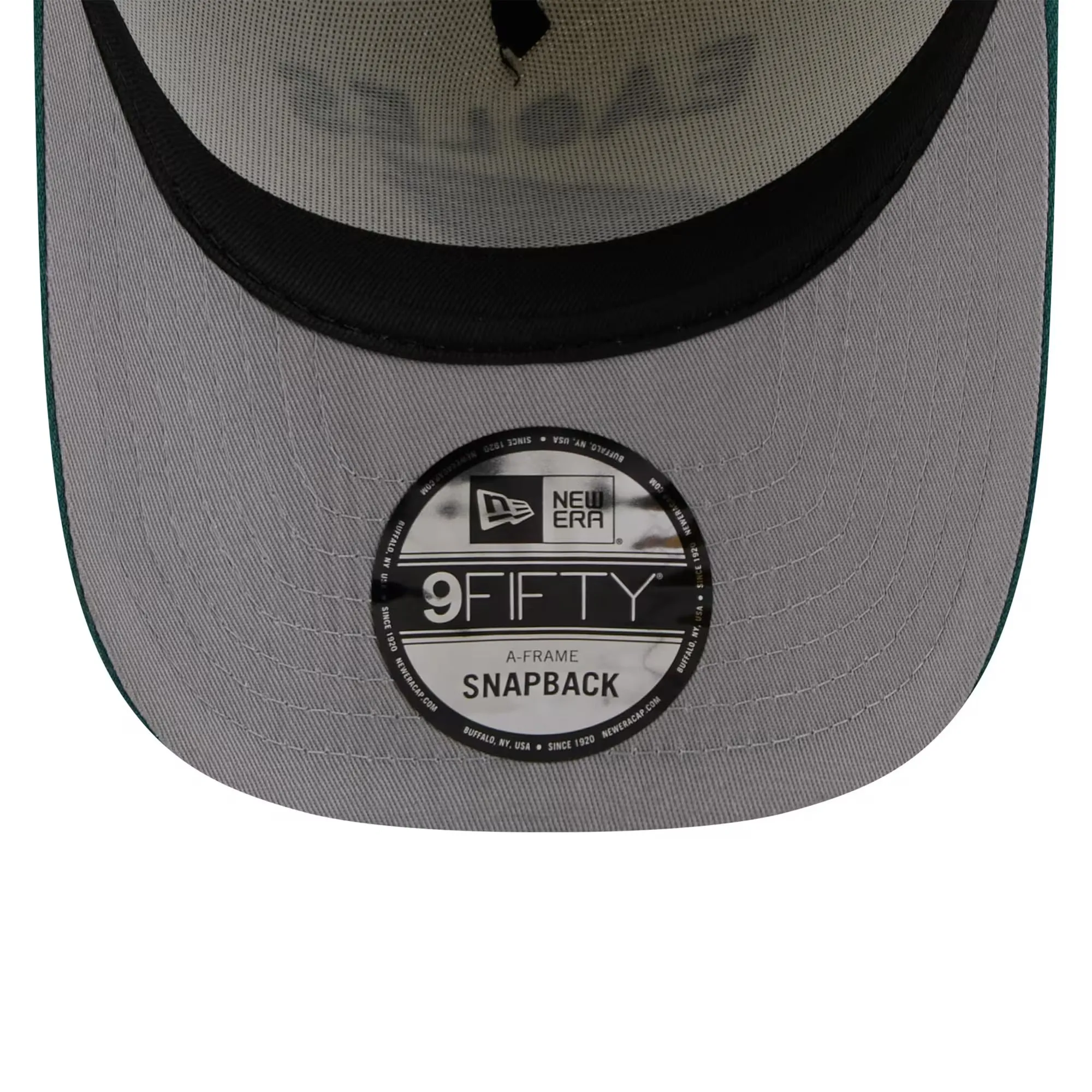 Philadelphia Eagles New Era NFL 25 Draft Pre-Curved 9FIFTY A-Frame Snapback Hat - Chrome