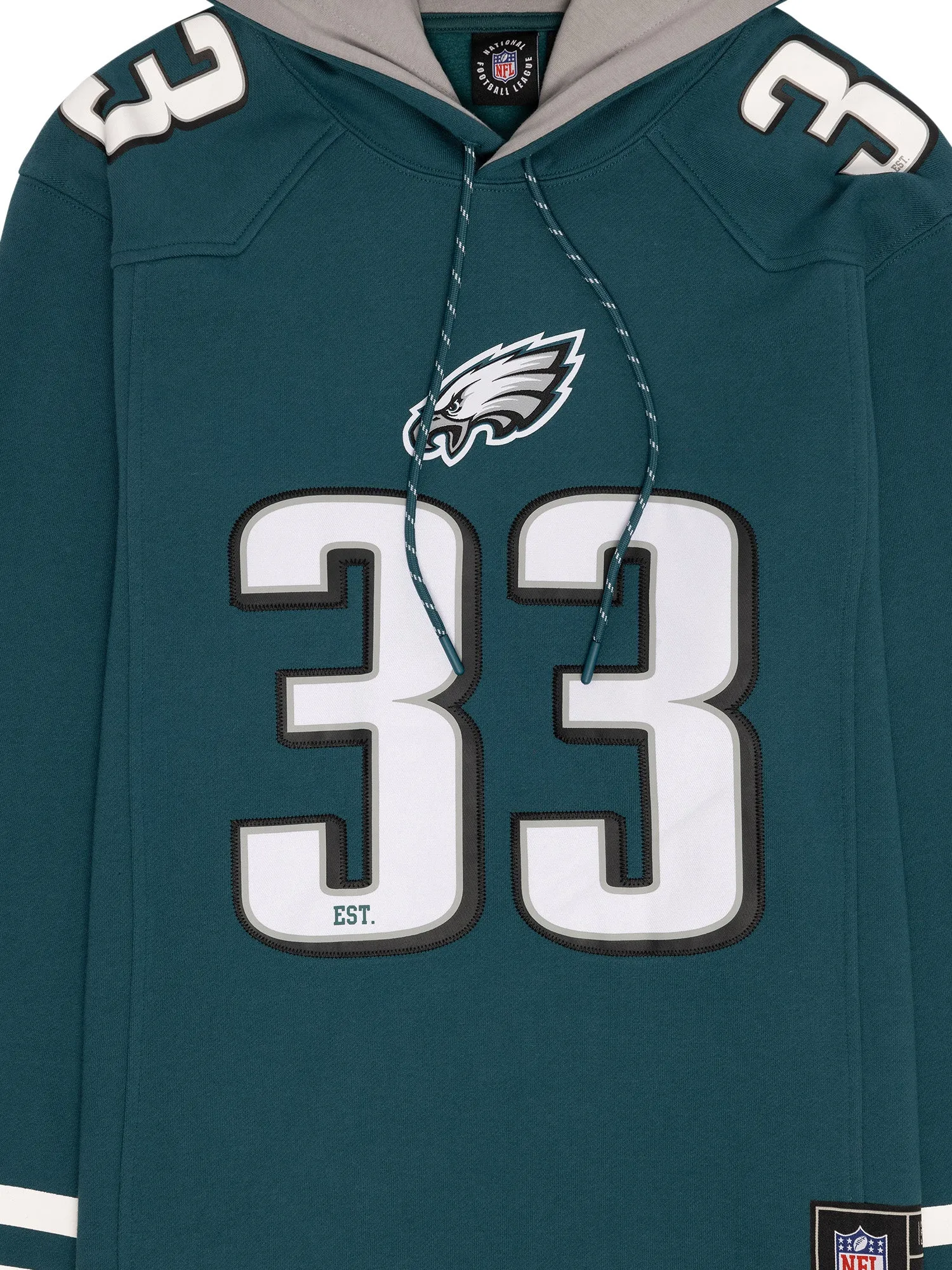 Philadelphia Eagles NFL Foundation Panel Hoodie Jumper - Green