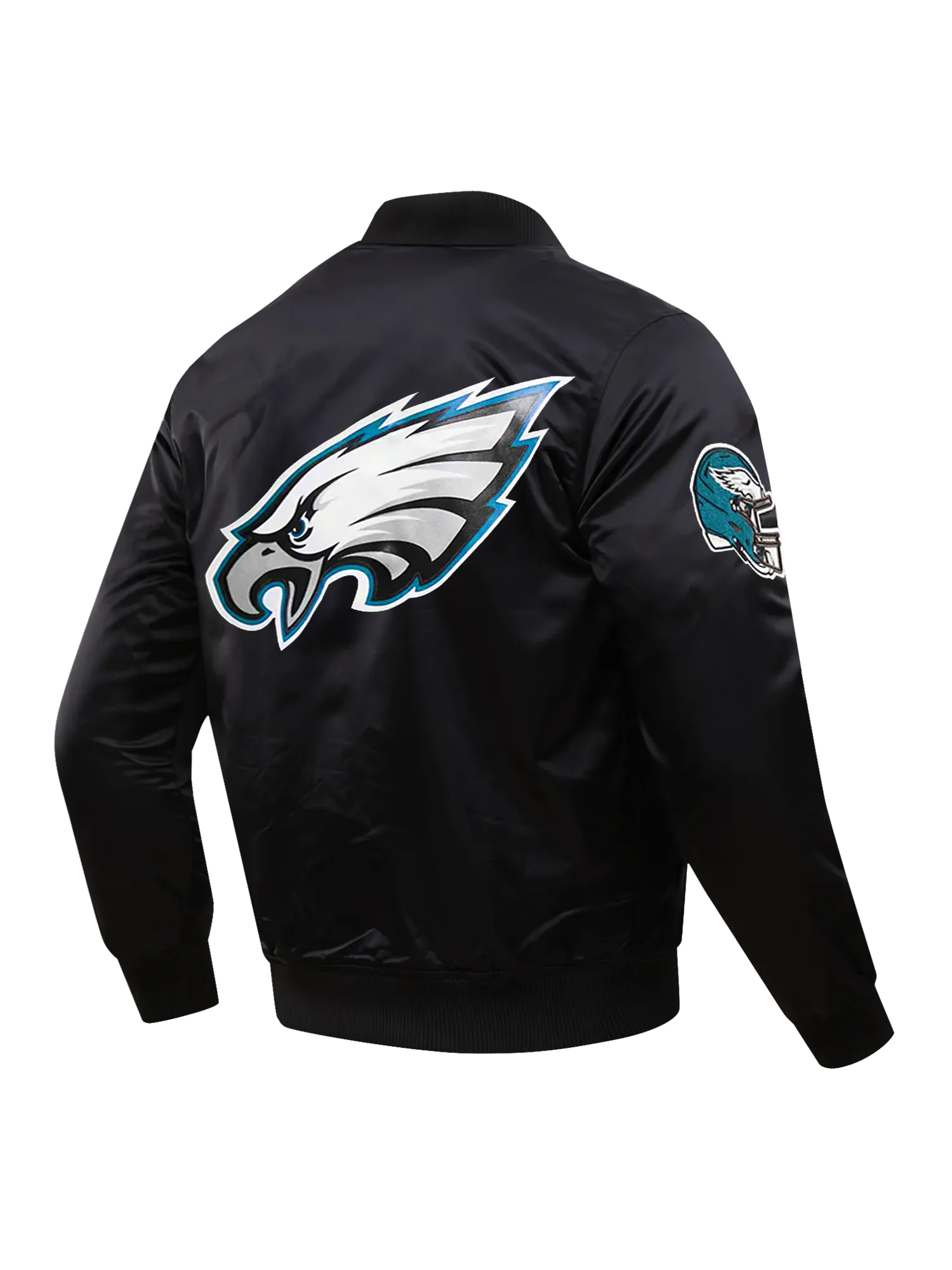 Philadelphia Eagles Pro Standard NFL Team Classic Satin Button Jacket - Black