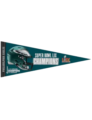 Philadelphia Eagles Wincraft NFL Super Bowl LIX Champs 12" x 30" Premium Pennant