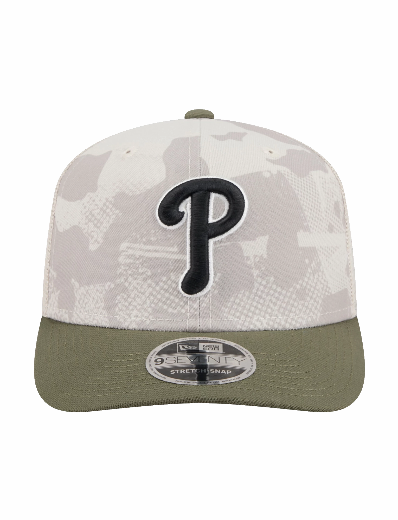 Philadelphia Phillies New Era MLB Armed Forces 2025 9SEVENTY Stretch-Snapback Hat