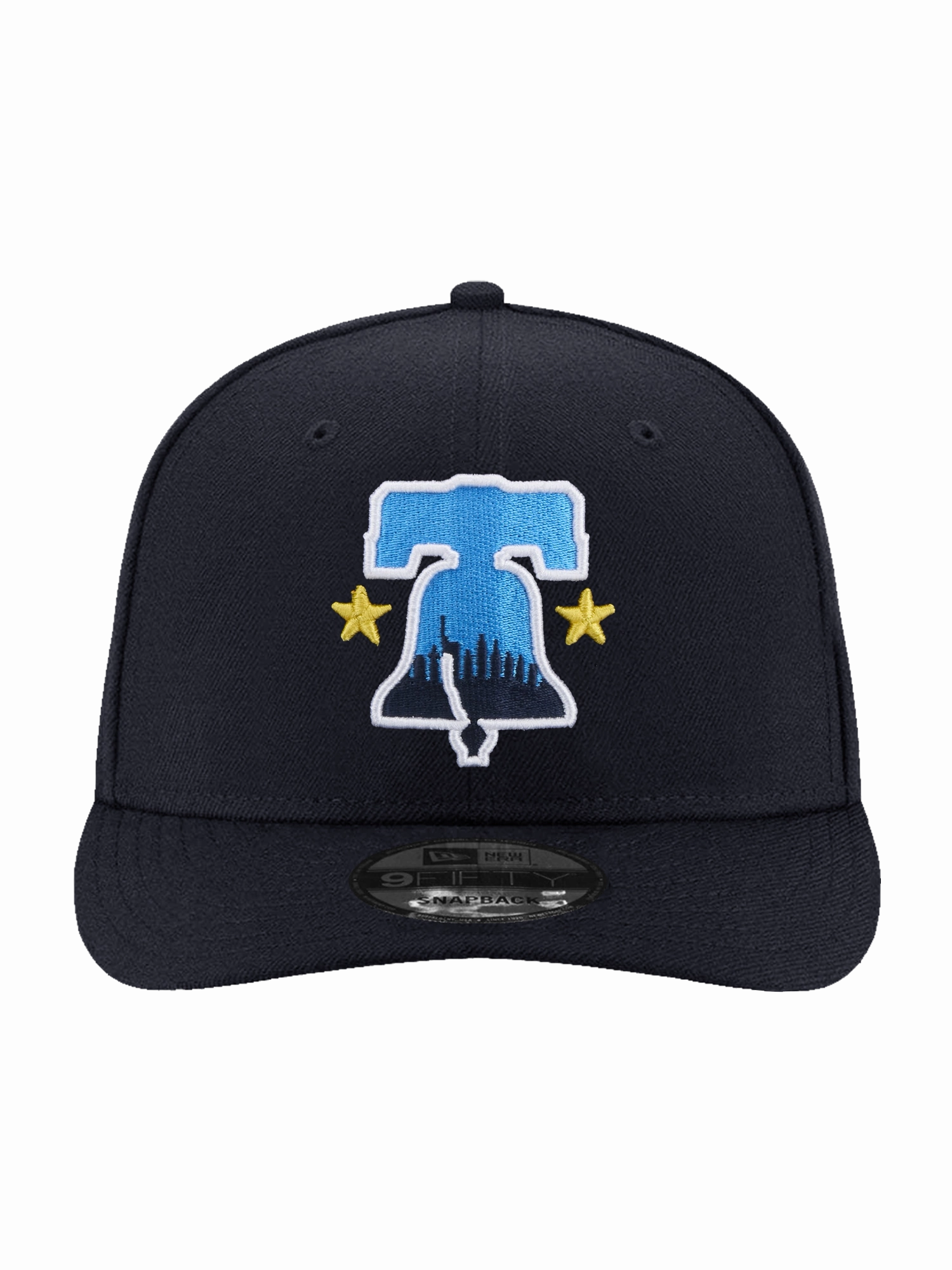 Philadelphia Phillies New Era MLB City Connect 9FIFTY Pre-Curved Snapback Hat - Navy