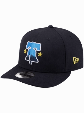 Philadelphia Phillies New Era MLB City Connect 9FIFTY Pre-Curved Snapback Hat - Navy