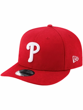 Philadelphia Phillies New Era MLB Team Pre-Curved 9FIFTY Snapback Hat - Red