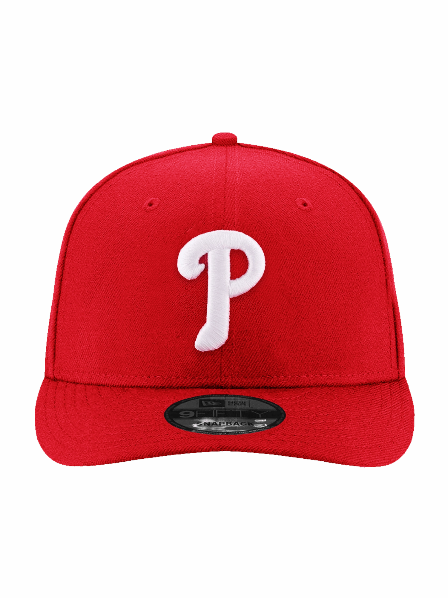 Philadelphia Phillies New Era MLB Team Pre-Curved 9FIFTY Snapback Hat - Red