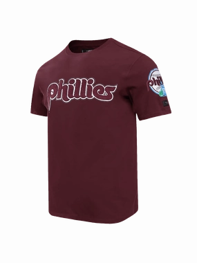 Philadelphia Phillies Pro Standard MLB Team Chenille Flex T-Shirt - Maroon