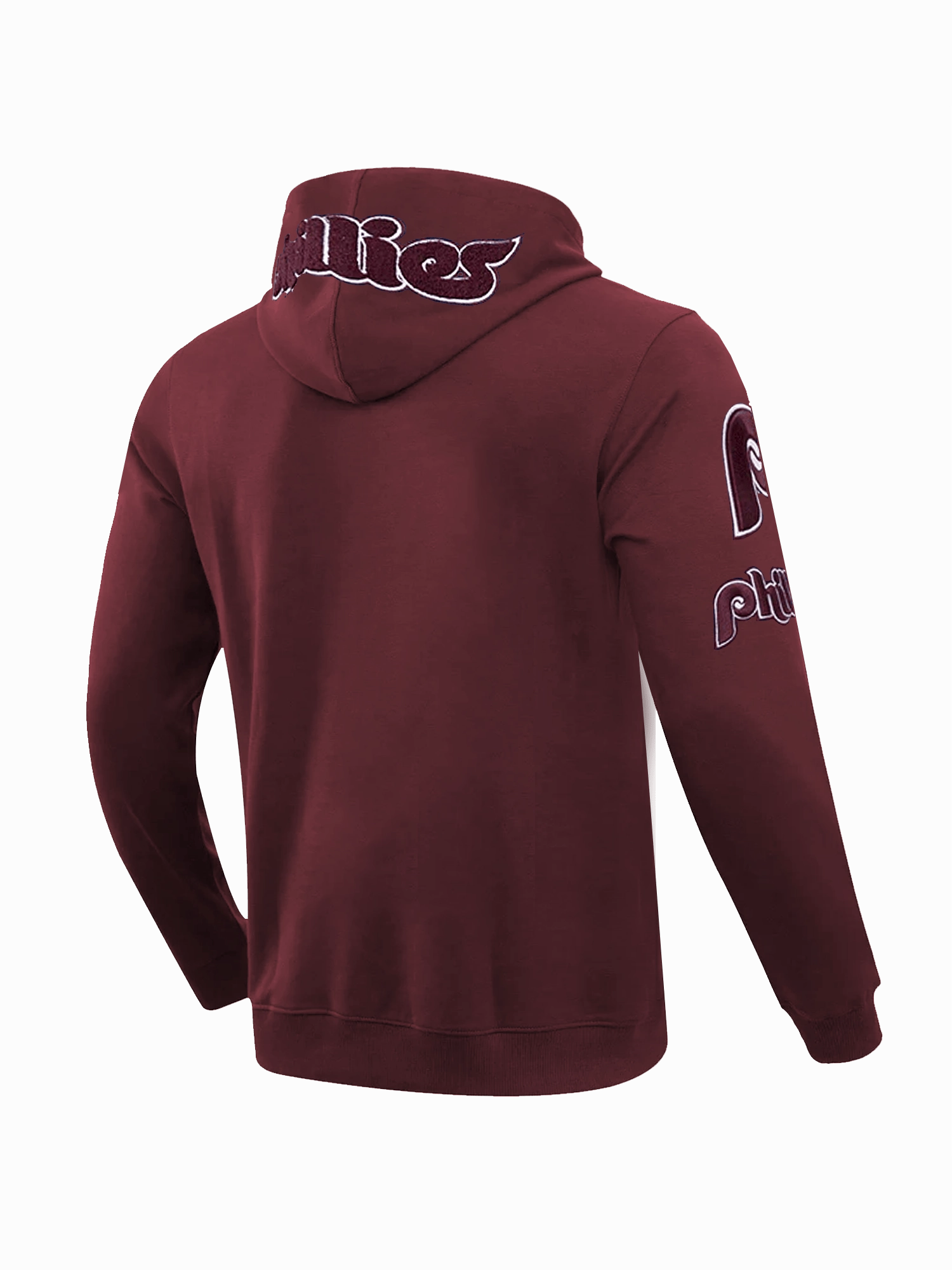 Philadelphia Phillies Pro Standard MLB Team Chenille Hoodie Jumper  - Maroon