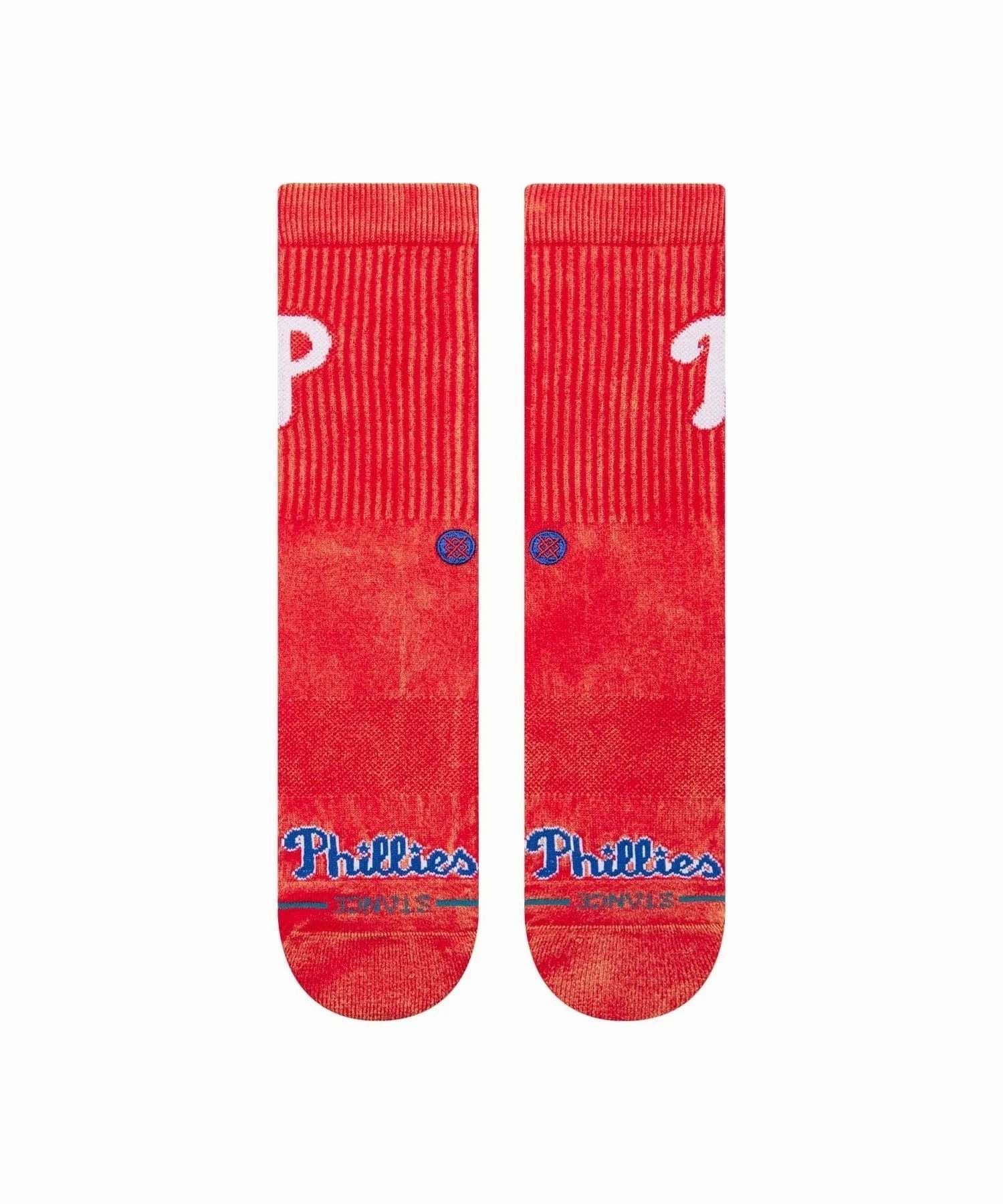 Philadelphia Phillies Stance MLB Fade Crew Socks - Faded Red