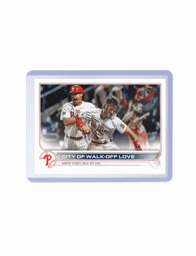 Philadelphia Phillies Topps MLB Series 1 22 Walk Off Card