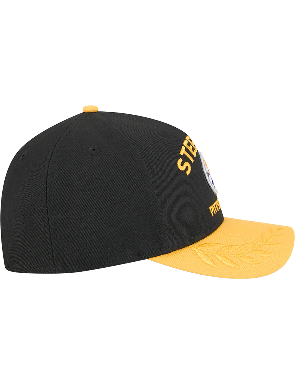 Pittsburgh Steelers New Era NFL 25 Draft 9FORTY M-Crown Snapback Hat - Black