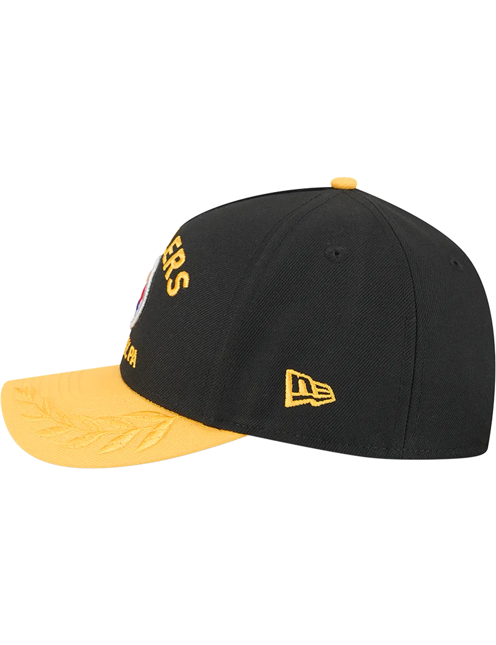 Pittsburgh Steelers New Era NFL 25 Draft 9FORTY M-Crown Snapback Hat - Black