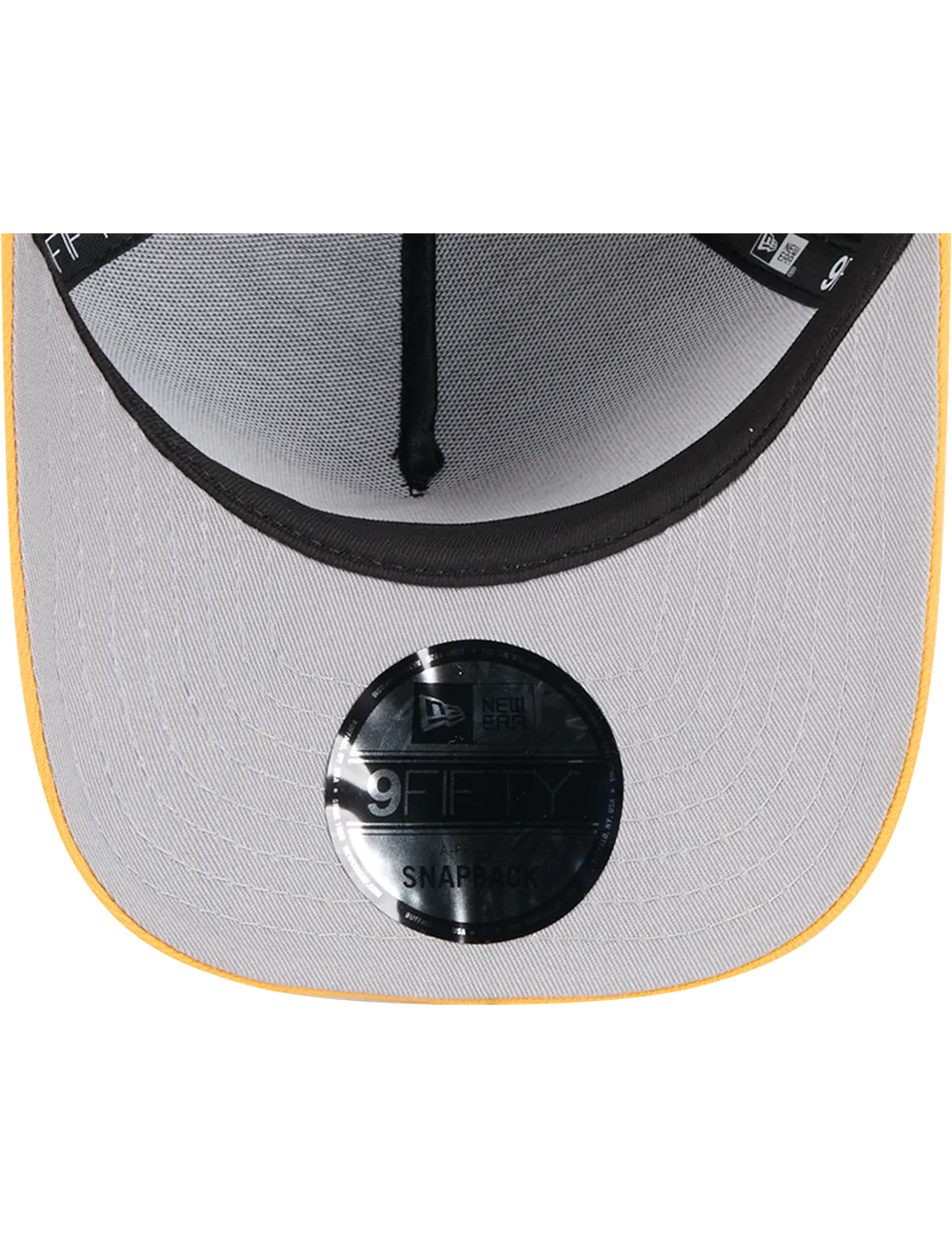 Pittsburgh Steelers New Era NFL 25 Draft Pre-Curved 9FIFTY A-Frame Snapback Hat - Black