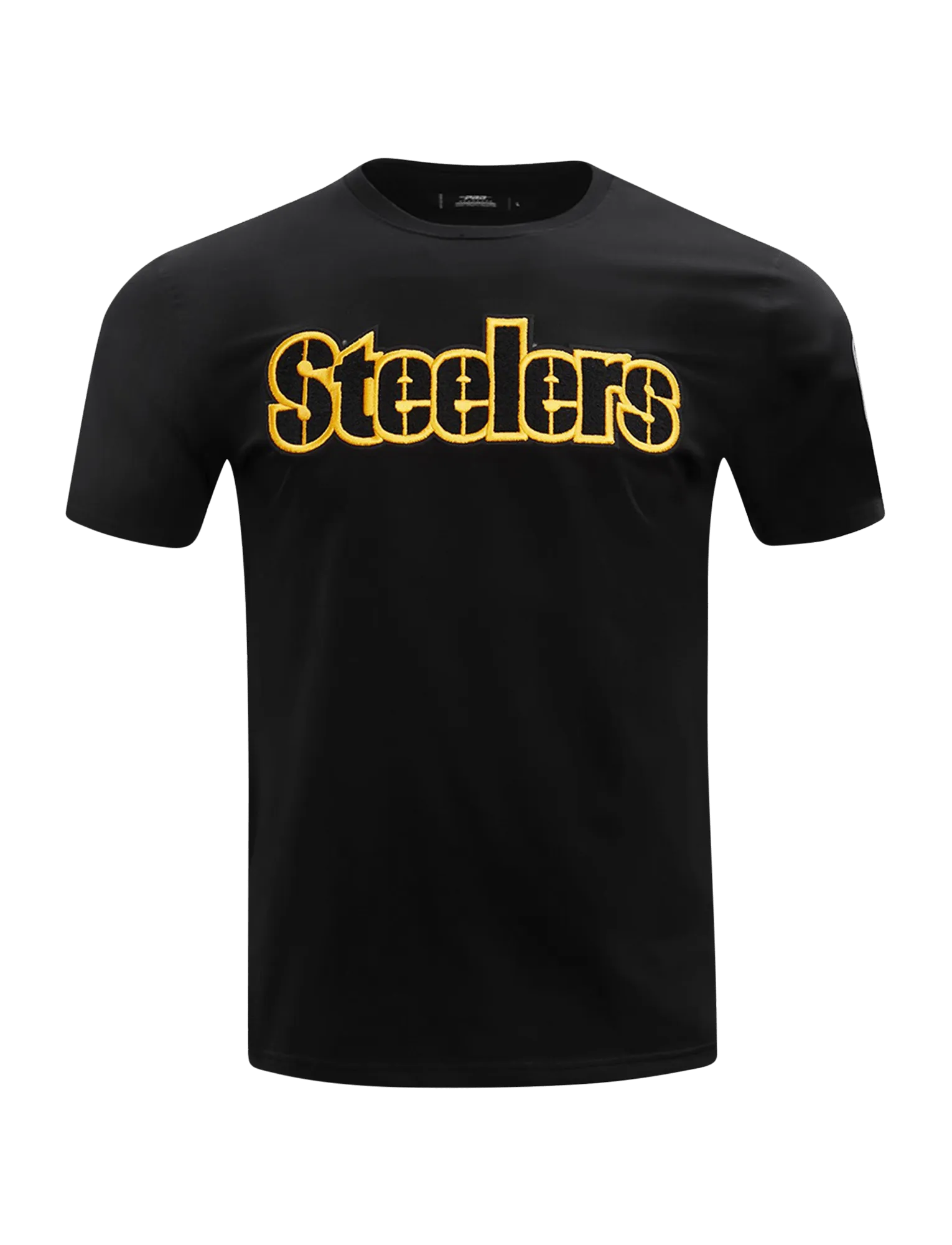 Pittsburgh Steelers Pro Standard NFL Classic Chenille Flex T-Shirt - Black