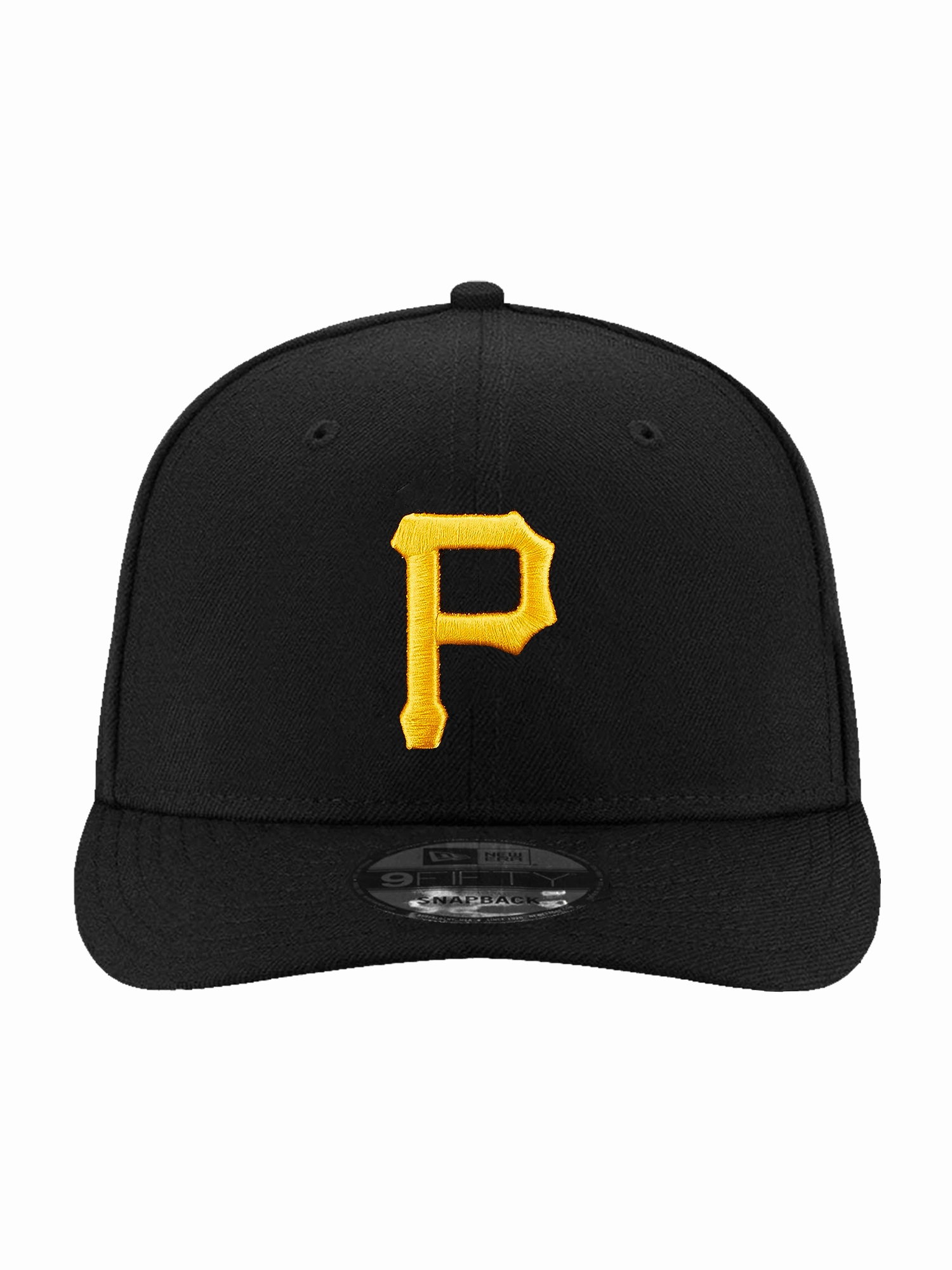 Pittsburgh Pirates New Era MLB Team Pre-Curved 9FIFTY Snapback Hat - Black