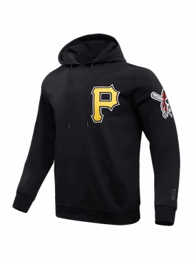 Pittsburgh Pirates Pro Standard MLB Team Chenille Hoodie Jumper  - Black